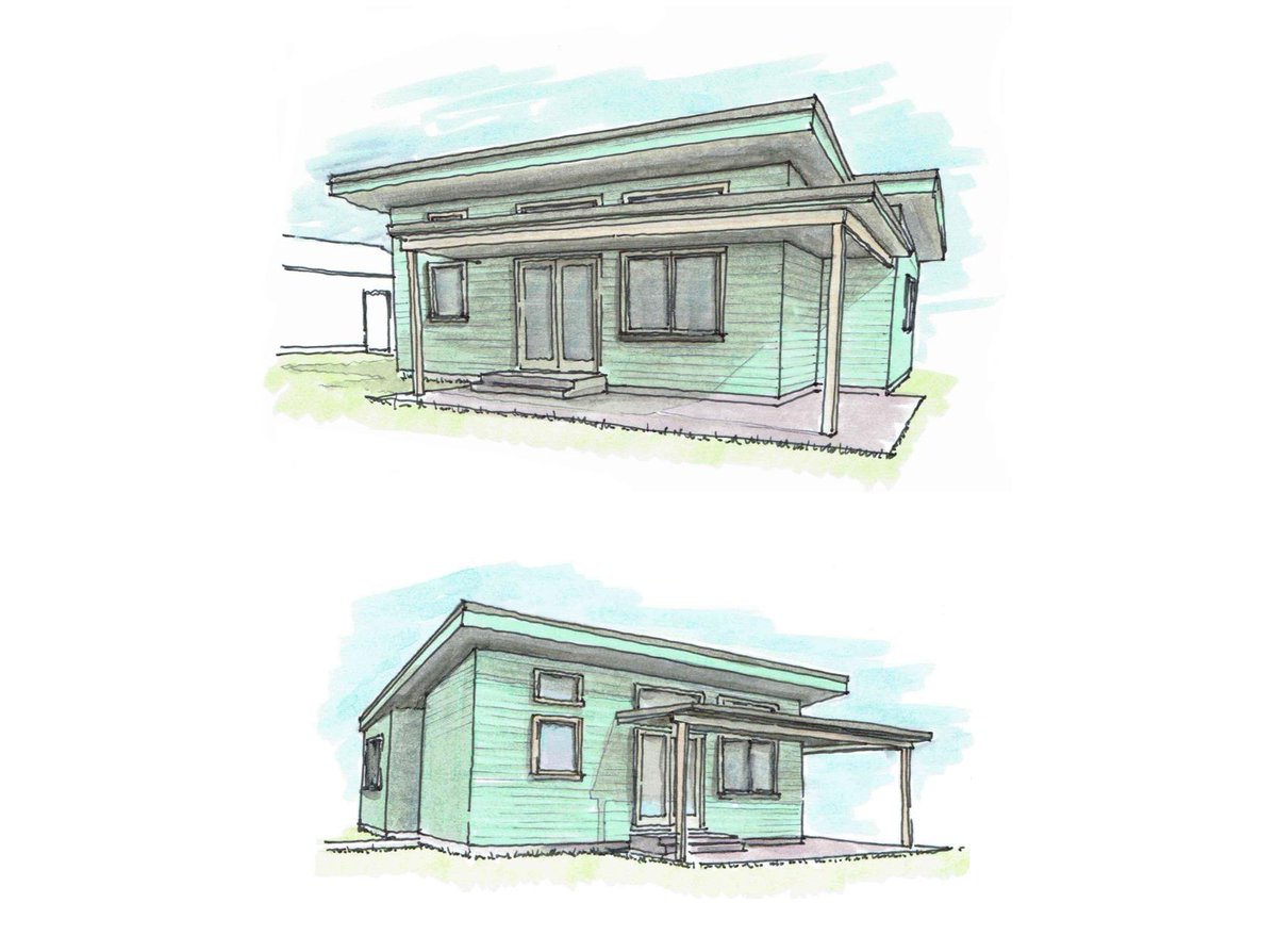 HomegrownArchi1's tweet photo. Exterior perspectives and design drawings for a current ADU design on the boards...

1/

#pnwarchitecture #oregon #architecture #design #residentialdesign #insulation #passivesolardesign #copicmarkers #staedtlerpens #accessorydwellingunit #adu https://t.co/2b03UQvIiI