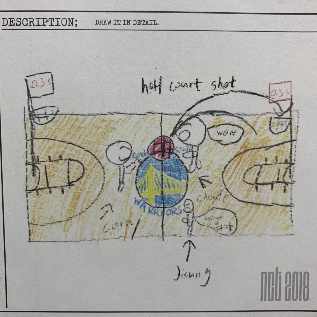 sungiele's tweet photo. chenle's draw of his dream during empathy was playing basketball with stephen curry and jisung 💕 https://t.co/vWZ3PdYy51