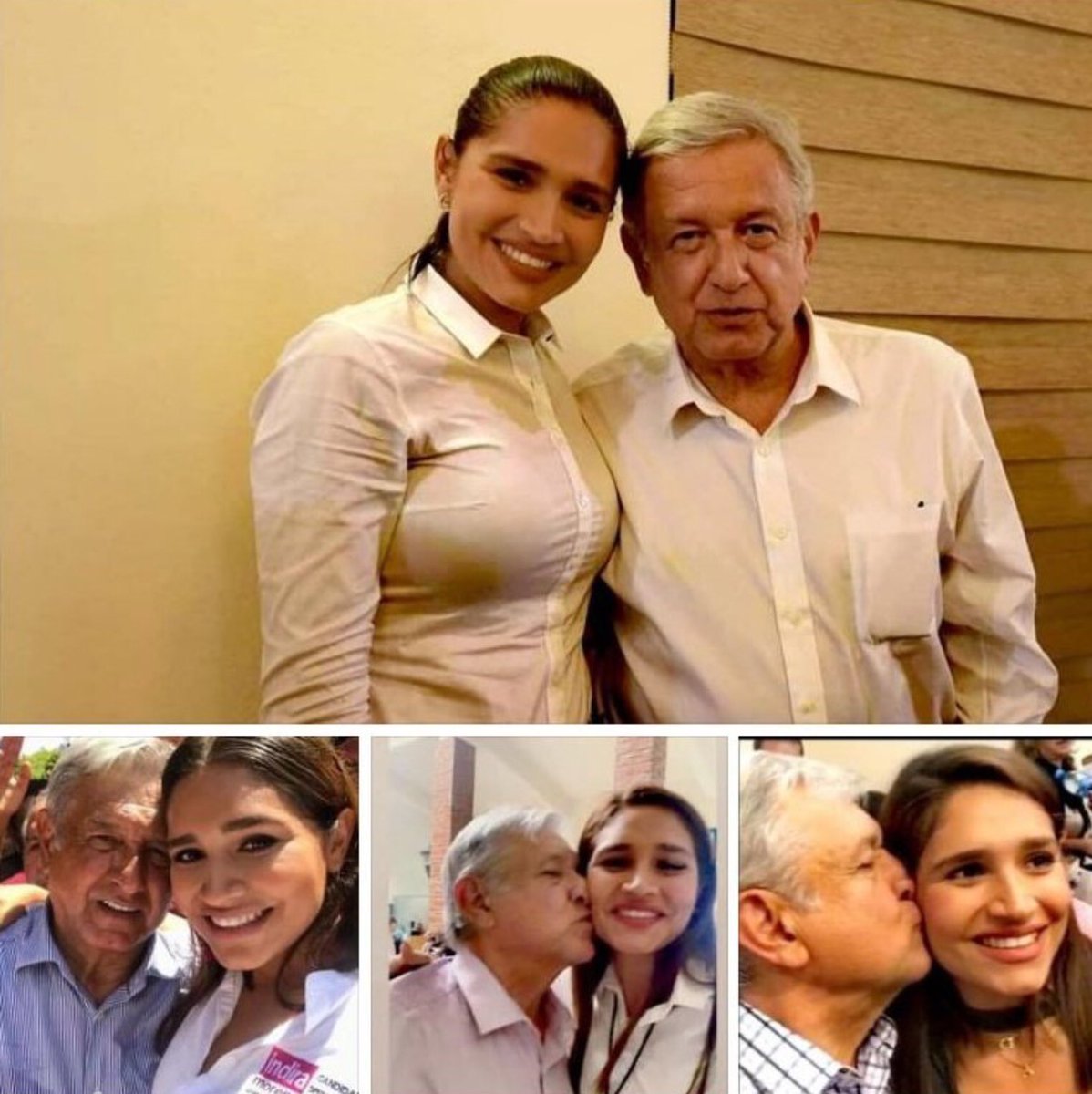 Hisoymario's tweet photo. No, no es su nieta … solo es la delegada de programas del bienestar en Colima.

Los leo … https://t.co/iYraTixDVu