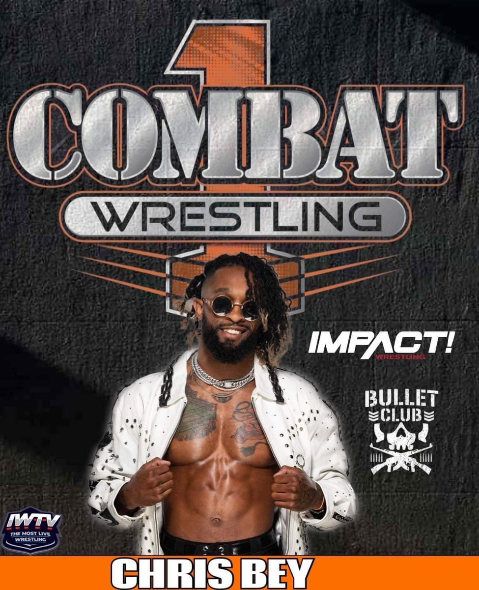 Starting off the debut show with one of the fastest rising stars in professional wrestling. Bullet Club member <a href="/DashingChrisBey/">Chris Bey</a> l! Come see him live October 28th in Waterford, MI or on IWTV! 
 
#ImpactWrestling #bulletclub #combat1 #professionalwrestling #iwtv #michigan