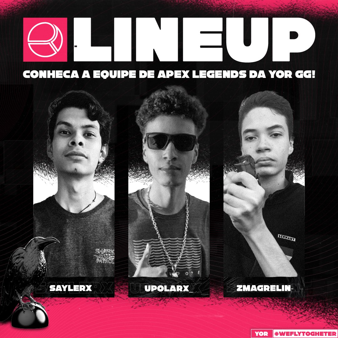 yorbr_gg's tweet photo. De longa passagem, trazemos nossa nova Line de Apex Legends!

Sejam bem-vindos, meninos!

#WeFlyTogether 🇧🇷 https://t.co/CVAYGSshSh