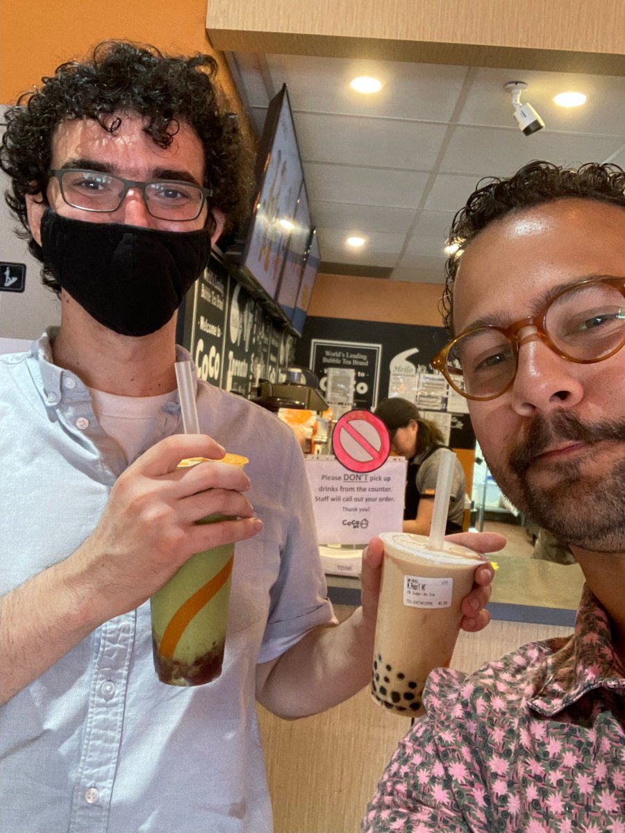 Bubble tea with favourite quantum optometrist! It was great to see the lab where it all happened.

journals.aps.org/prl/abstract/1…

quantamagazine.org/physicists-sho…