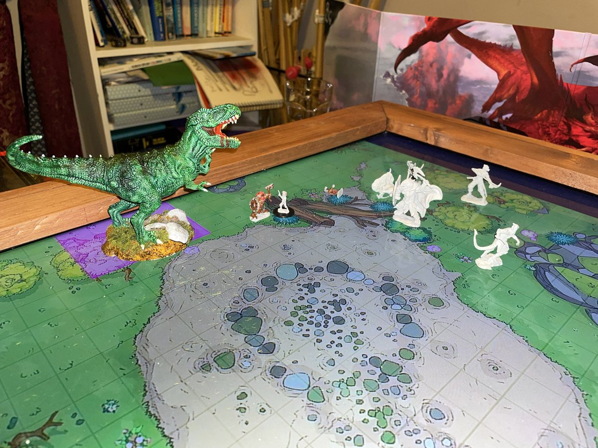 Thick_of_IT's tweet photo. Some nights you look at the table and just have to think: ‘wow, #DnD is cool!’ #miniatures https://t.co/IMt4yQ5gnU
