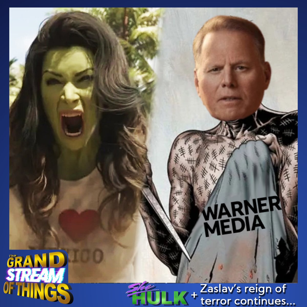 GrandStreamPod's tweet image. Check out  last week's episode where we talk the first episode of She-Hulk, whether or not David Zaslav is a batman villain, and the ridiculous Disney parks annual pass system.

Spotify:
open.spotify.com/episode/44wY6J…

Apple:
podcasts.apple.com/us/podcast/she…