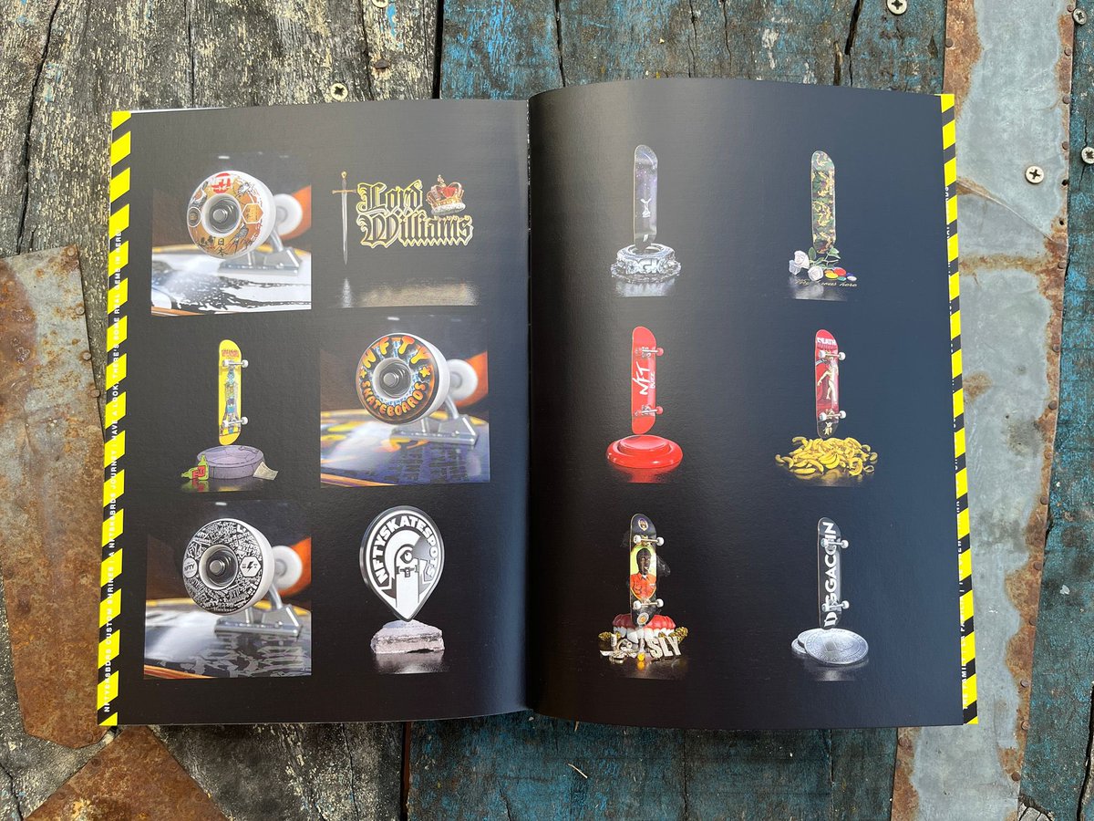 ...the first NFT book I know so far. We believe that the physical &amp; digital are simply inseparable &amp; that the haptic is simply ingrained in our human DNA. This should serve as a bridge &amp; reflect our love for what we do &amp; shapes our lives. Hell yeah! 🛹⚔️🤘🏼