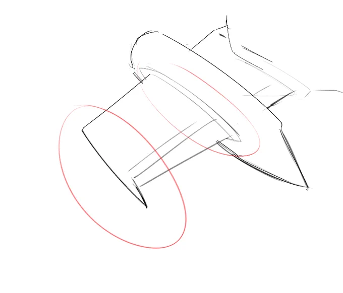 Like for example, these specific parts of the YF-29 Durandal are near impossible to get right unless you curve the lines to simulate the airfoil. 