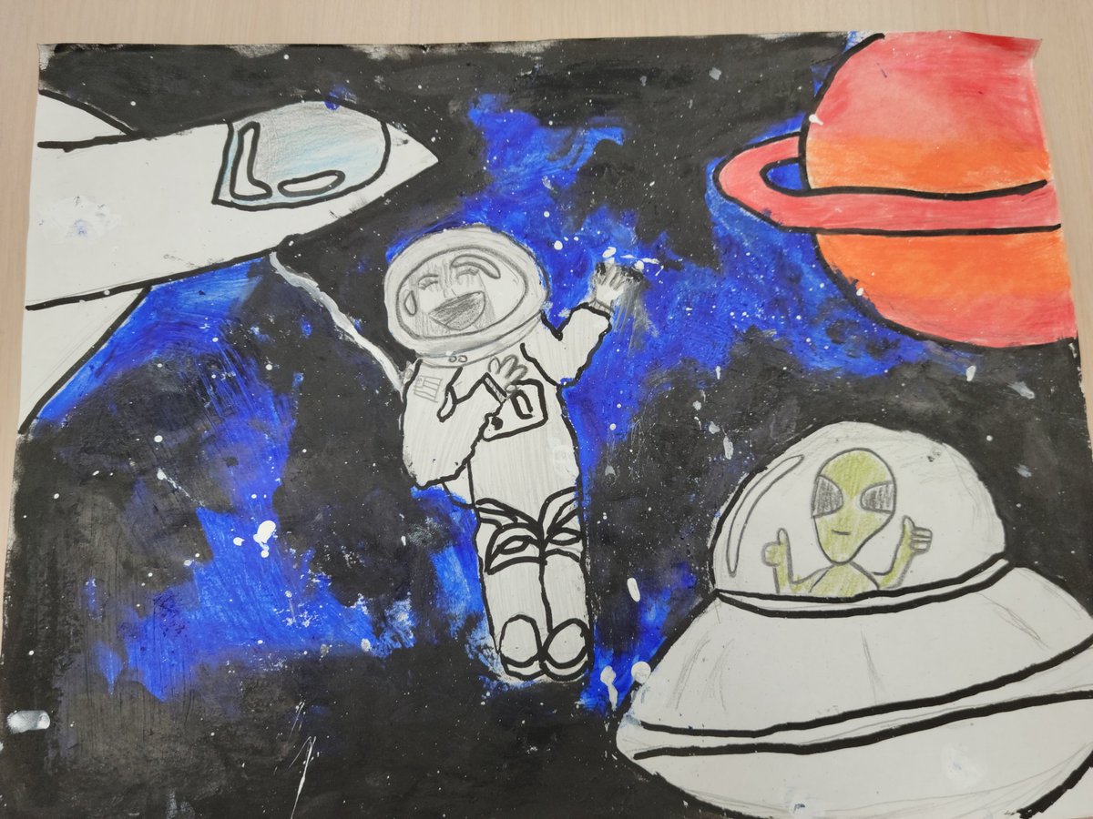 SuperAPHawkins's tweet photo. Student art is Aiming High &amp; Going Far! https://t.co/W3FL4c9RDq