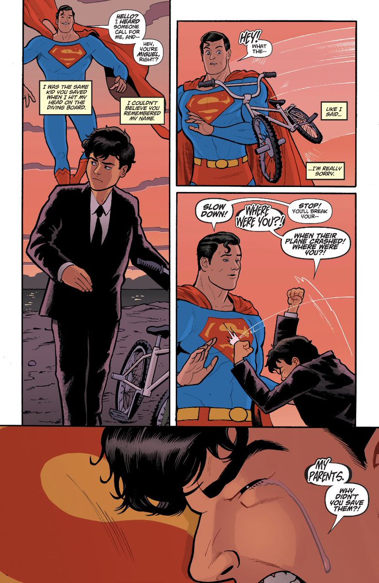 chelsdaniel280's tweet photo. “I can’t save us all. Not alone. I need help. From everyone.”
(Dial H for Hero #5 - Sam Humphries, Joe Quinones, Scott Hanna, and Jordan Gibson)
#Superman #MiguelMontez
#DCWonderComics #dccomics https://t.co/zoZrlXjeTb
