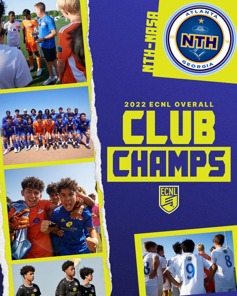 ECNLboys's tweet photo. NTH-NASA (@NTH_NASA) Named ECNL Boys 2021-22 Overall Club Champion, Top 25 Clubs Revealed ⤵️

📰 https://t.co/d9zAd8g3Y2 https://t.co/7u1r6OYDae