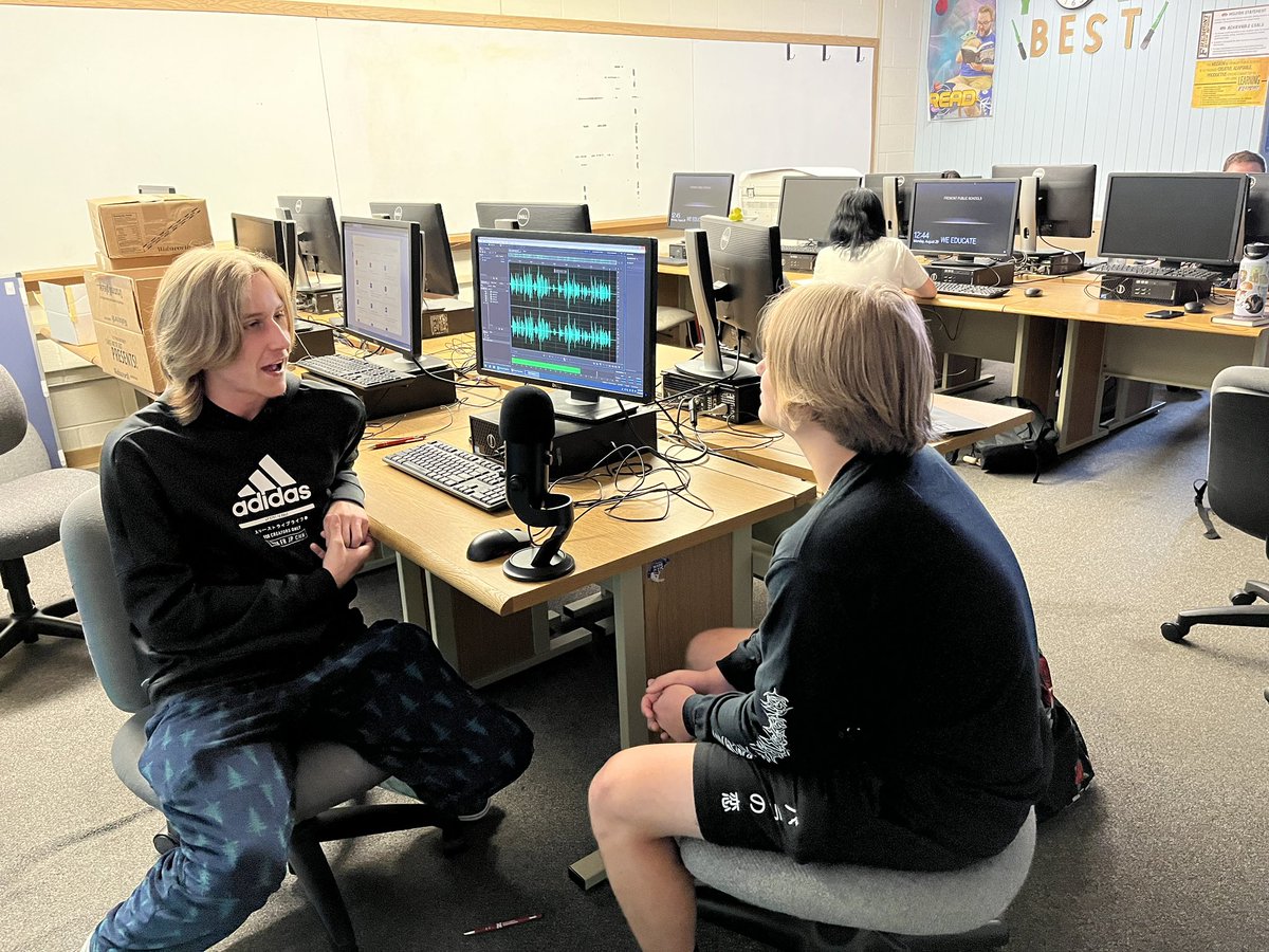 Alex Fernando (@fernanman42) on Twitter photo Rocked it on the ๐ today with <a href="/fhstigersbelong/">Fremont High School Official Page!</a> for a Podcasting workshop with <a href="/ralloway/">Rick Allo๐ฆay</a>. The students wasted no time putting their new skills to use, talking about ideas for their own shows and how to incorporate podcasting into the school yearbook! <a href="/Unl_CoJMC/">UNL CoJMC</a> Rocked it on the ๐ today with <a href="/fhstigersbelong/">Fremont High School Official Page!</a> for a Podcasting workshop with <a href="/ralloway/">Rick Allo๐ฆay</a>. The students wasted no time putting their new skills to use, talking about ideas for their own shows and how to incorporate podcasting into the school yearbook! <a href="/Unl_CoJMC/">UNL CoJMC</a>