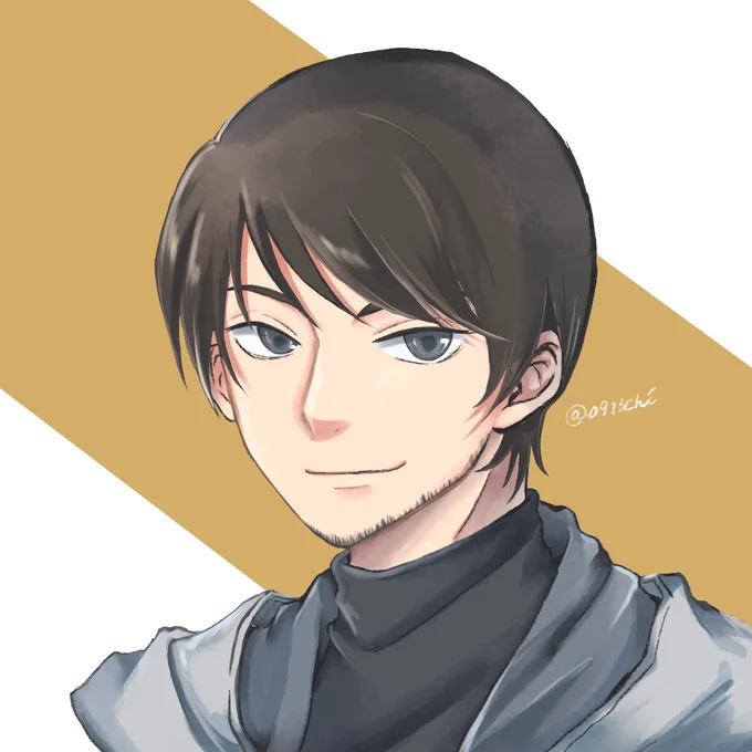 # リプきたキャラの顔だけ描く第四弾 諸伏さん、です!! 