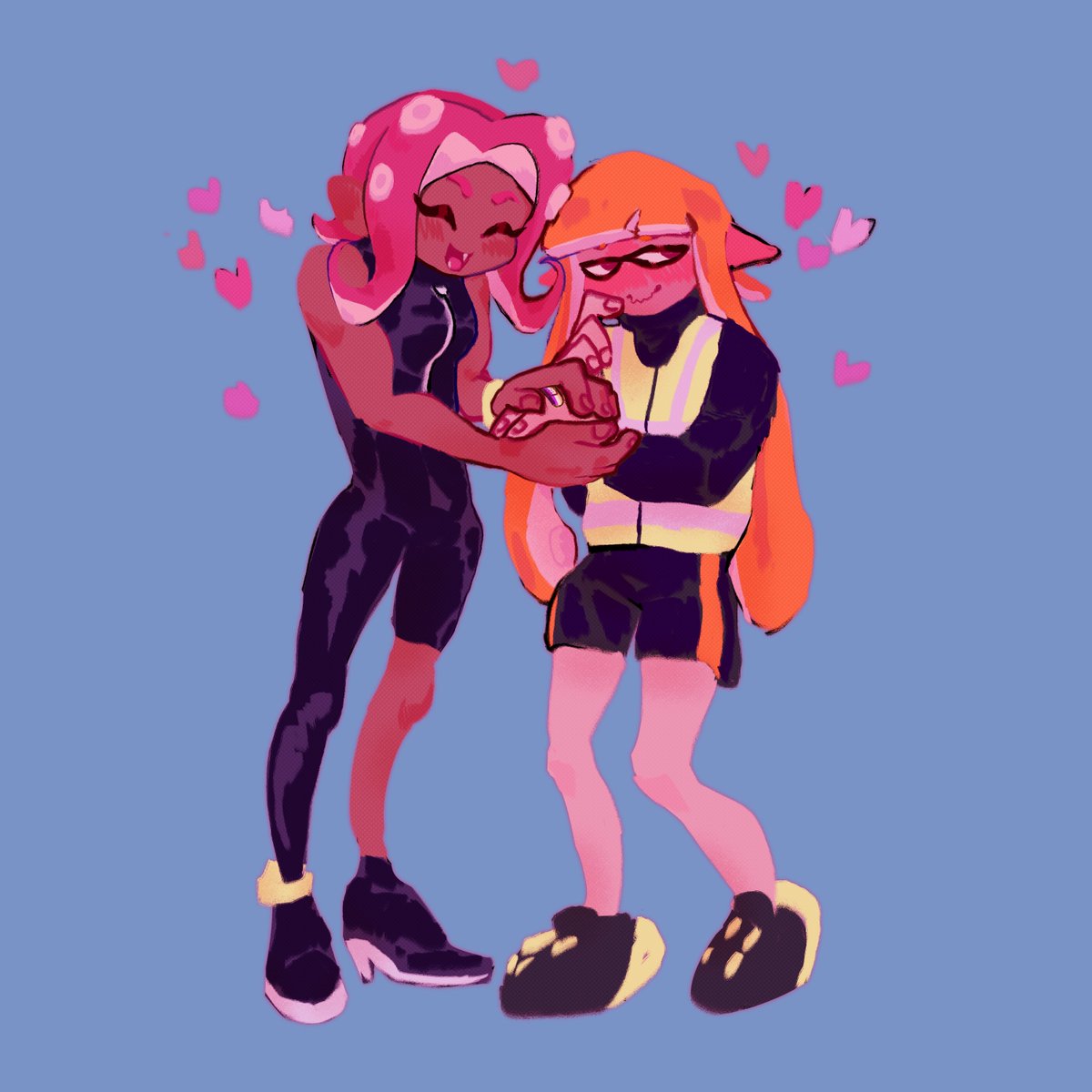 when ur tall gf give u the nonbinary bandaid for ur booboo #agent38 #splatoon