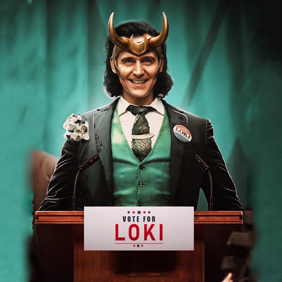 ThorBrasiI's tweet photo. Nem Lula, nem Bolsonaro! Para salvar o país da corrupção, da mentira, da trapaça, da difamação, vote consciente, vote 71, vote em Loki! #LokiPresidente 🇧🇷💚 https://t.co/tnUuQgfYCo