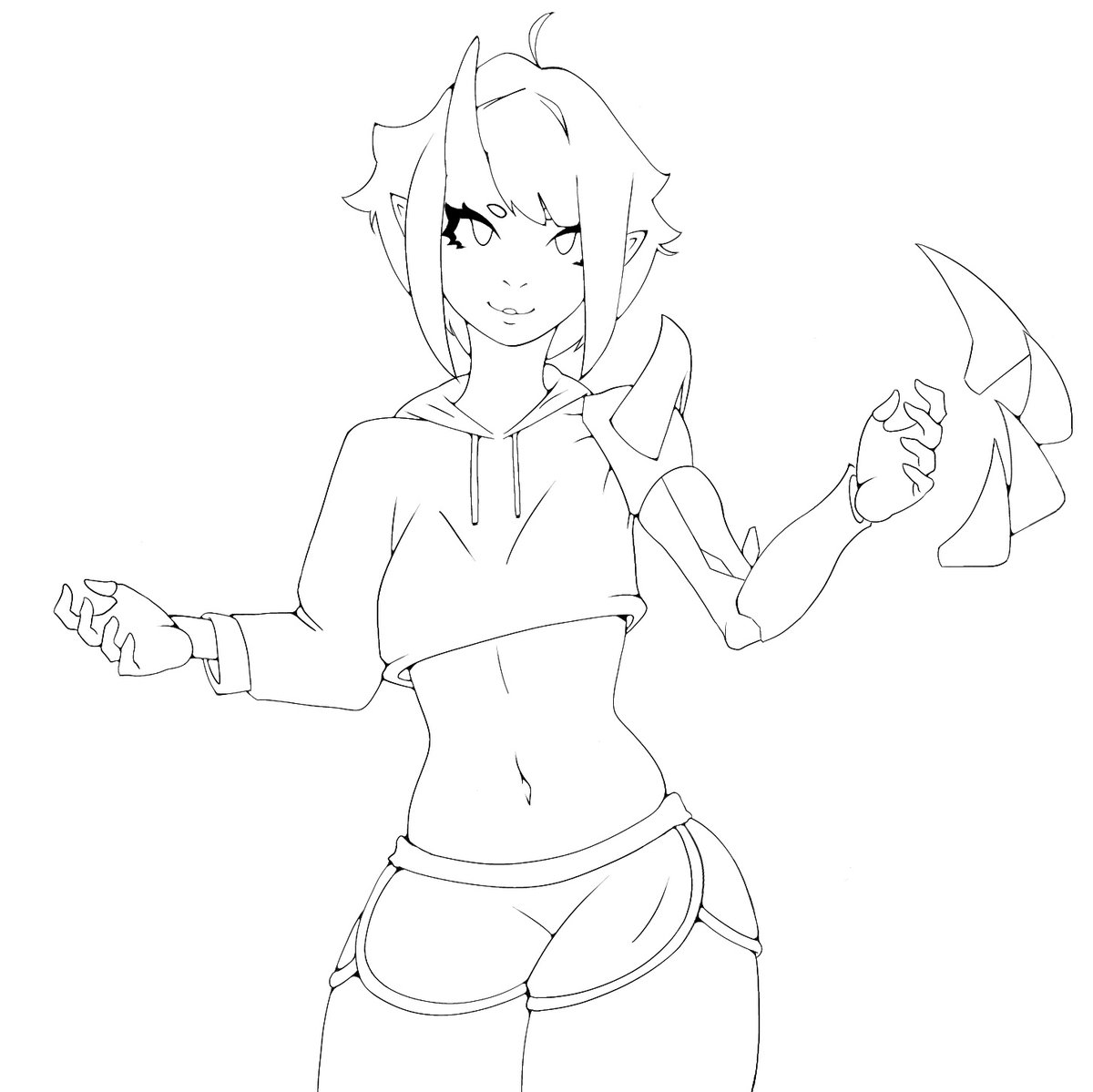 RinAndKatsu's tweet photo. It still needs to be painted but... What do you think? I'm still very newbie hehe
#OC #drawing #ArtistOnTwitter https://t.co/ay0K7erxZl