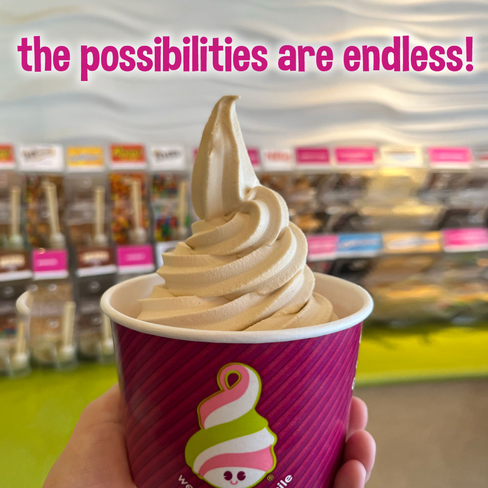 MyMenchies's tweet photo. When it comes to our toppings bar, the possibilities are endless! What amazing toppings are you adding to your next cup of froyo? 🍭🍫🍓 Tell us in the comments! #Menchies #FrozenYogurt #Froyo #PossibilitiesAreEndless #WeHaveOptions #Toppings #Sprinkles #Strawberries #Chocolate https://t.co/GkbDaDJGUv