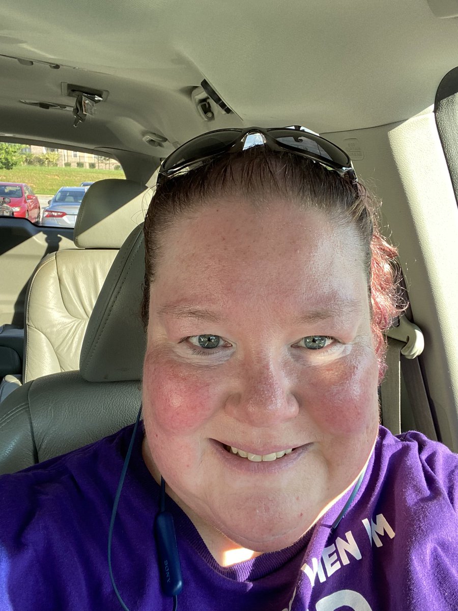 Notorious_SUE's tweet photo. Got my workout in… proud to say I’ve lost my first (of many) 50 lbs 🥳  I always look horrible after exercise thanks to my Irish genes. 🍀🍀🍀 Alden worked out and ran on the track 😎#WhoKnowsWhoShallEmerge https://t.co/KF5XlvavKj