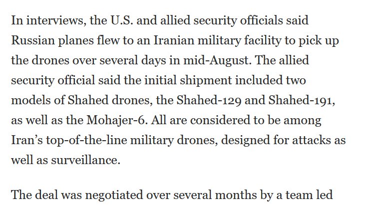 Rob Lee on Twitter: "The first shipment of Iranian UAVs included the ...
