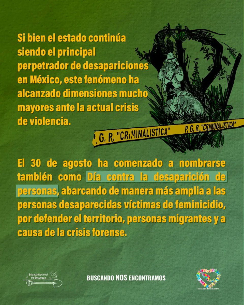 brigadabuscando's tweet photo. 📌📅 ¿Qué se conmemora el 30 de agosto? 

➡️ Te invitamos a que te unas y acompañes a las familias en las acciones de tu localidad.

Resguardemos la memoria de quienes nos faltan.
¡Lxs desaparecidxs nxs faltan a todxs! https://t.co/o2Ziv9OSqM