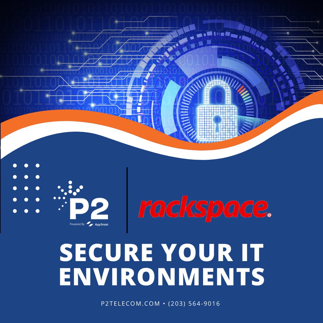 P2TechGroup's tweet photo. Using best-of-breed tools and analytics, a team of experts can rapidly detect security events and proactively respond to close them. @Rackspace is your security force multiplier along your cloud journey. #p2telecom #p2agents #appsmart #channelpartners #telecom #communications https://t.co/XJT3zwfjXE