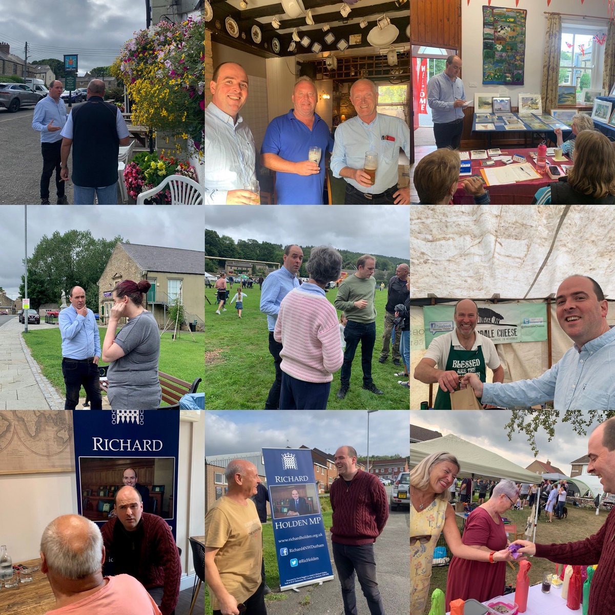 RicHolden's tweet photo. Cracking day 2 & 3 of my #NorthWestDurham #SummerSurgeryTour
#Stanhope
#Dipton
#HunwickShow
#HamsterleyColliery
#HunstanworthAndBlanchlandShow
#Ireshopeburn
#StJohnsChapel
#Esh
#CornsayColliery
Check out my Facebook if you want to see me during the rest of the tour! https://t.co/GySgCwCrli