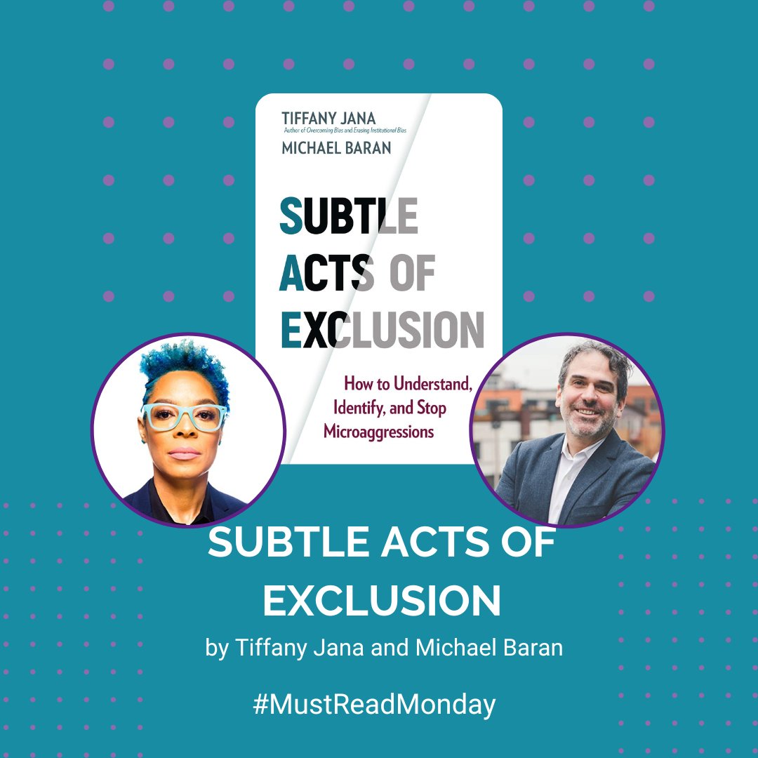 Sisgigroup's tweet photo. Subtle Acts of Exclusion is a new term for microaggressions. 
And we inadvertently commit them. 
#MustReadMonday #SubtleActsOfExclusion #Microaggression #WorkplaceInclusivity #SAE https://t.co/Q9UPrI0nUY
