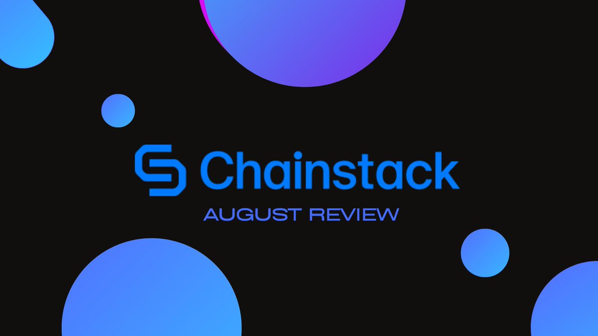 With there being an imperative need to onboard more developers into Web3 for the mass scale adoption of blockchain technology, the <a href="/ChainstackHQ/">Chainstack 💙🛠️</a> team has been in absolute BUILD mode creating the tooling required to do so.

here's a bit of what our team accomplished in August 👇