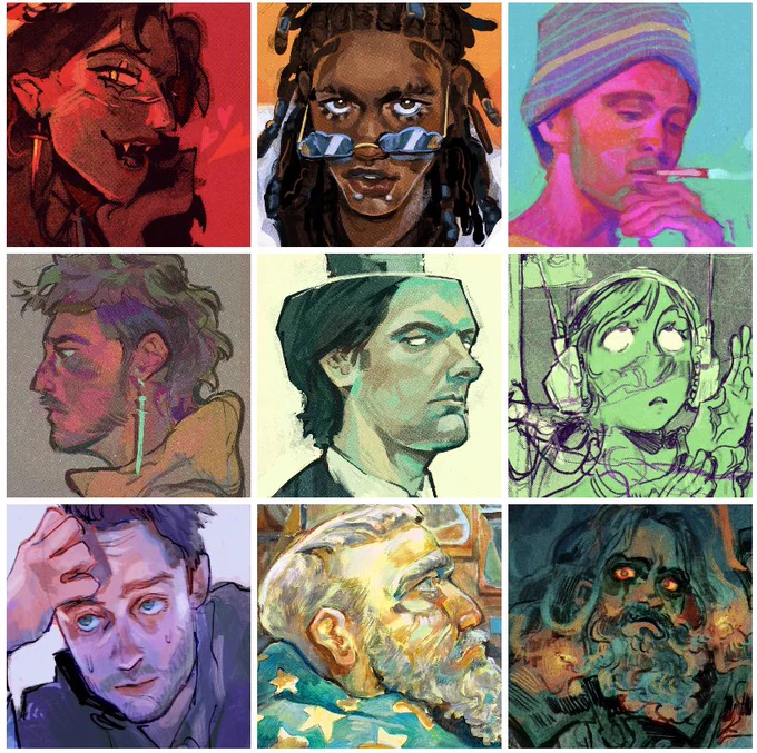 been drawin faces lately so #faceyourart 