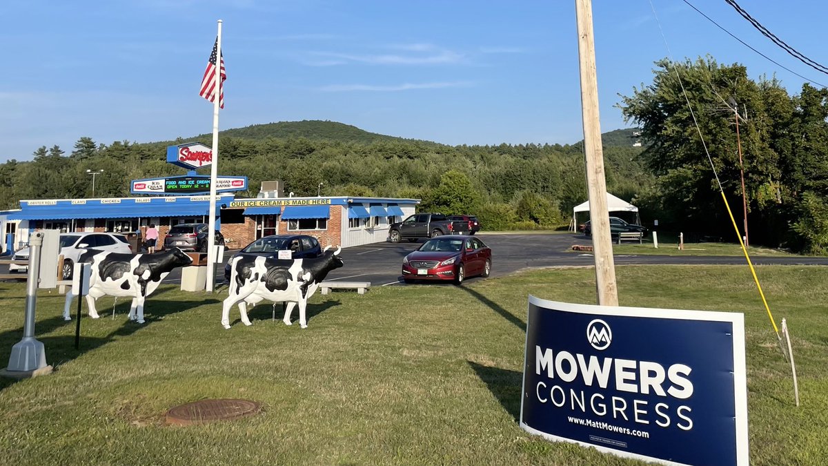mowers's tweet photo. 📍 Sawyer’s Dairy Bar 

#NHPolitics #NH01 https://t.co/LHrAgLT88J