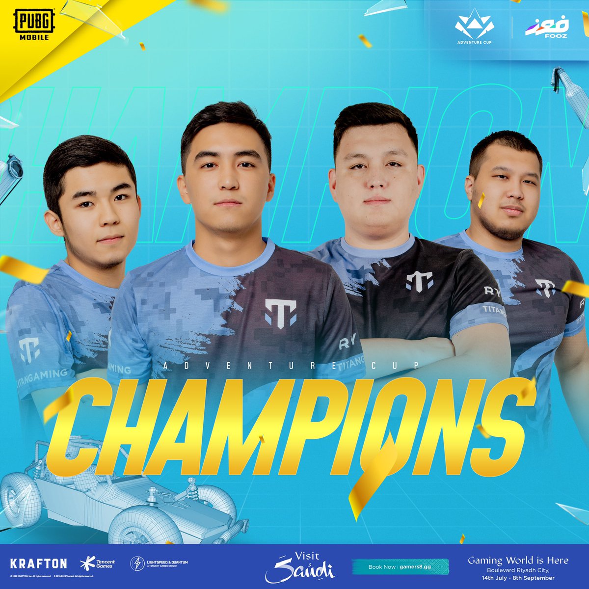 CalyxGG's tweet image. أداء أسطوري لفريق TITAN ESPORTS 
في التصفيات النهائية لبطولة PUBG MOBILE 
تحت رعاية @VisitSaudiAr
مبروووووك التتويج بالبطولة🏆🤩

استمتعنا بمشاهدة احترافية جميع الفرق المشاركة 💚 
وشكراً لجميع المتابعين 👏
#gamers8 #Calyx #Fooztv #Gaming #Esports #PUBGMOBILE #KSA #UAE