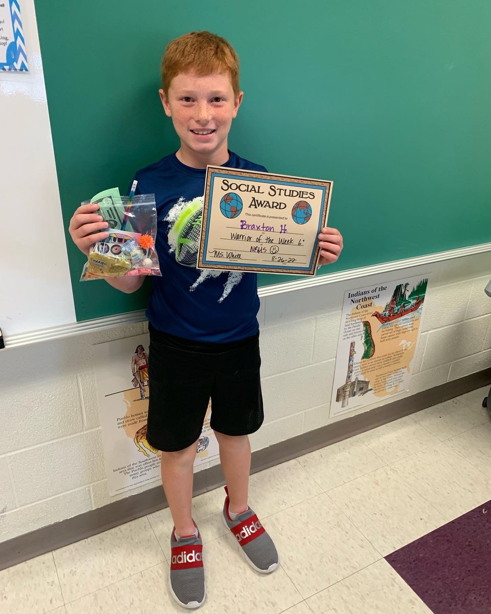 AmyHaraughty's tweet photo. Our very FIRST Warriors of the Week! I’m so impressed with these kids… perseverance, kindness, grit, generosity, integrity - they’re pretty incredible!! #NRinspiregreat #mavs #NoRoNation #explore5ss #beawarrior #everyday #werisetogether #ouradventure https://t.co/3znNwuJ4G0
