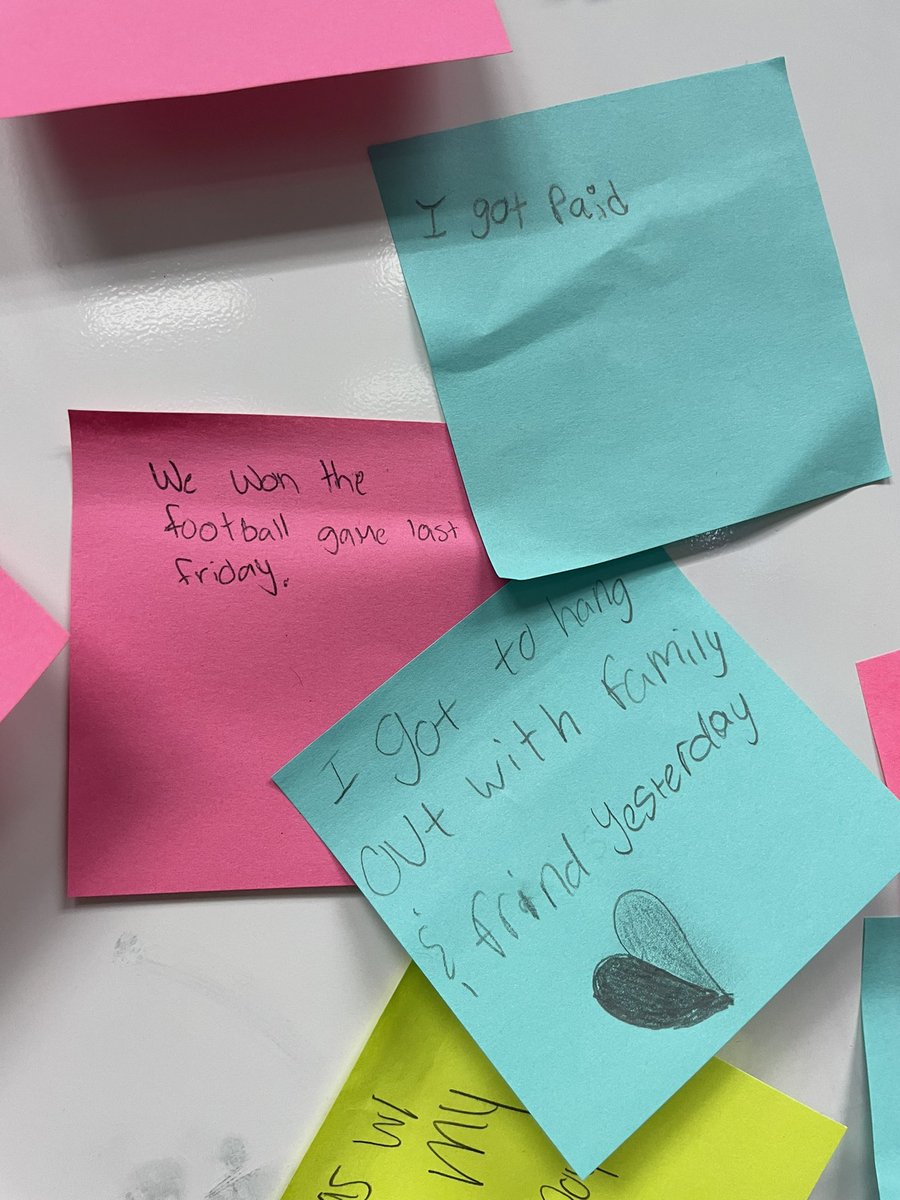 “Tell me something GOOD Monday” is definitely one of my favorite weekly activities! I love starting our week on a positive note 😊 <a href="/MJHSbluedevils/">Mortimer Jordan HS</a> <a href="/JEFCOCareerTech/">JEFCOED Career Tech</a>