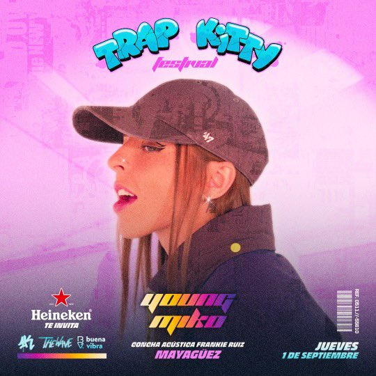 itsyoungmiko's tweet photo. TRAP KITTY FESTIVAL 👹🫶🏼💗 JUEVES, 1 DE SEPTIEMBRE !! Concha Acústica Frankie Ruíz, Mayagüez, Puerto Rico 📍 

** ENTRADA GRATIS SO BRING UR BESTIES 👩🏼‍❤️‍💋‍👩🏻💗 https://t.co/y5uZLh5egC