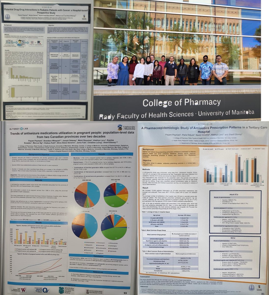 I couldn't participate in #ICPE2022
 in person, However my fantastic leader (@sherifeltonsy) and colleagues (Eltonsy Lab) participated and presented our projects. 
I enjoyed amazing presentations on the Virtual platform. @ISPE_UManitoba @UM_RadyFHS @UofM_Pharmacy @IntPharmacoEpi