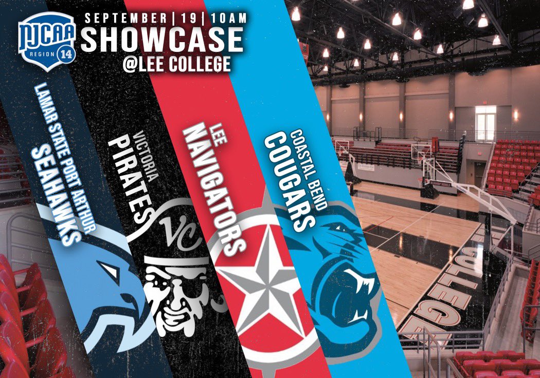 CoastalBendMBB's tweet photo. 🚨4-Year coaches🚨 

Come on out to Lee College in Baytown, TX on Monday September 19th for the Region XIV Showcase. 

Teams in action include: Coastal Bend College, Lee College, Victoria College &amp; Lamar State PA. https://t.co/t9HDnOHfUk