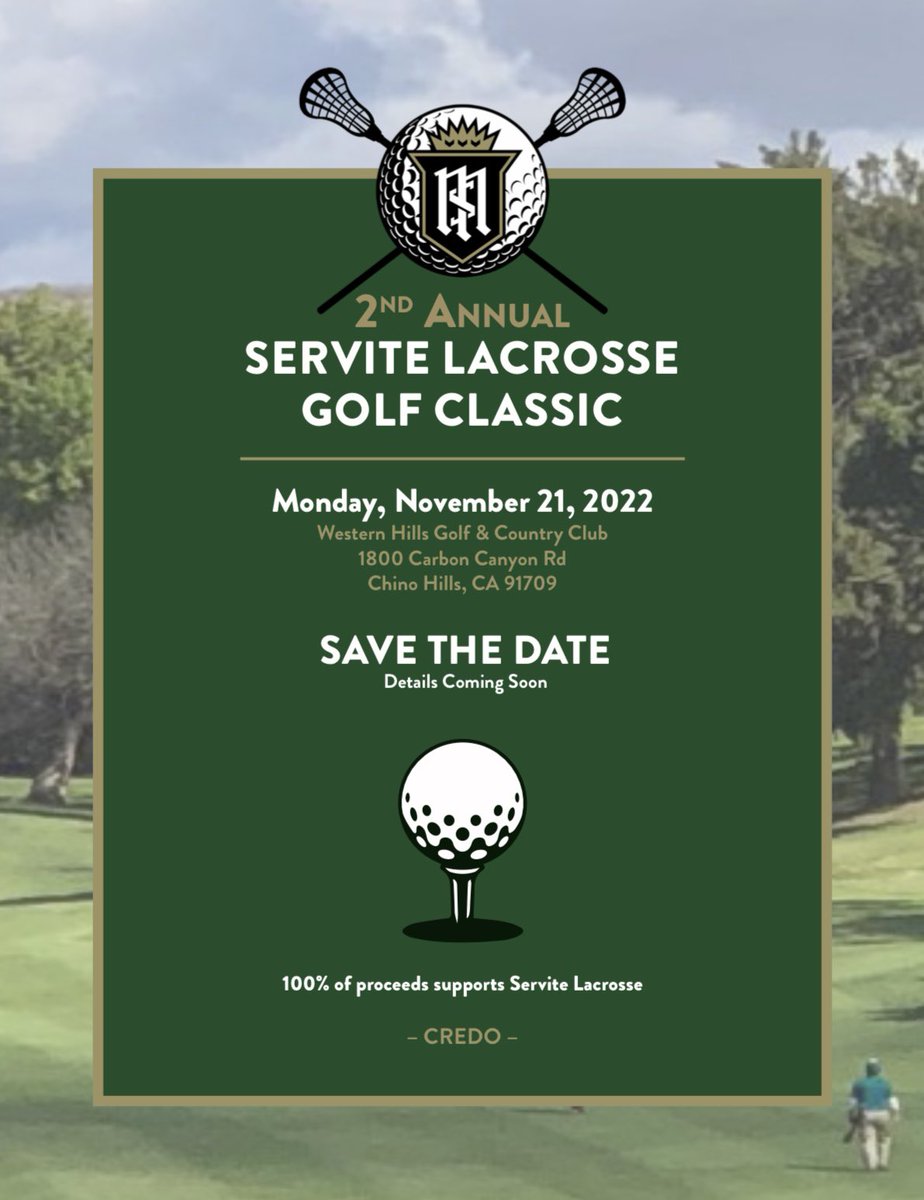 SAVE THE DATE &amp; COME PLAY! Keep your 👀 out for more information coming soon.