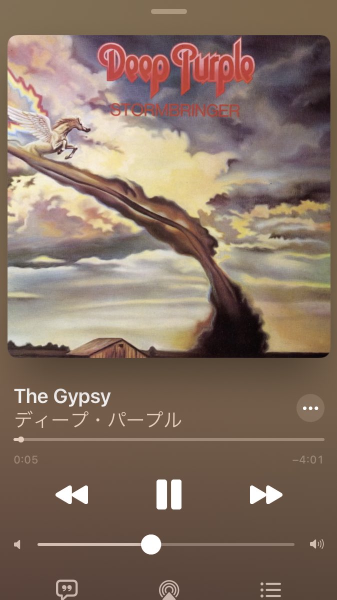710Gozi's tweet photo. 今朝の一曲
#DeepPurple
#TheGypsy
英国🇬🇧のハードロックバンド
1974年リリースの9thアルバム
『Stormbringer〜嵐の使者』より https://t.co/UtQWI0IGTb