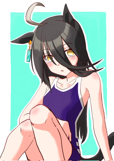 #ウマ娘 #マンハッタンカフェ慣れない塗りの練習も兼ねて… 