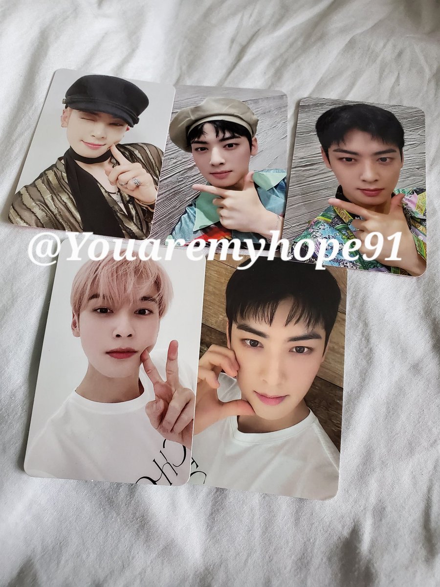 youaremyhope91's tweet photo. WTS my Cha Eunwoo collection. Buy all only. Located in USA. $1,200 for all. Am open to someone hosting a group order for them. Please DM if you are interested 😊 https://t.co/W2KW2voBGs