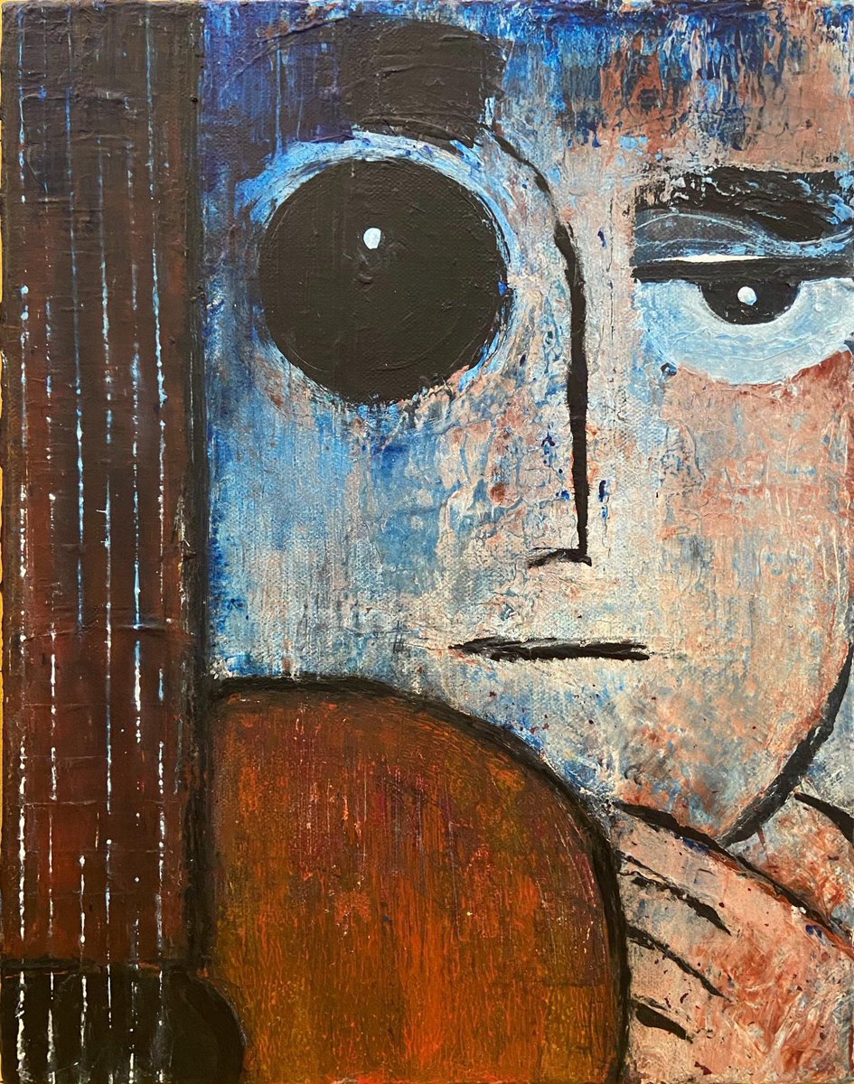 DManoos's tweet photo. New Work - in the Big Eye Blues Guitar Series
"Blues Guitar"
11" x 14"
Acrylic on Wrapped Canvas
#bluesguitar #guitarplayer #playguitar #bigeyecollection #modernart #abstractart #ContemporaryArt
https://t.co/JYqRKiTT2k https://t.co/gnpHogT0et