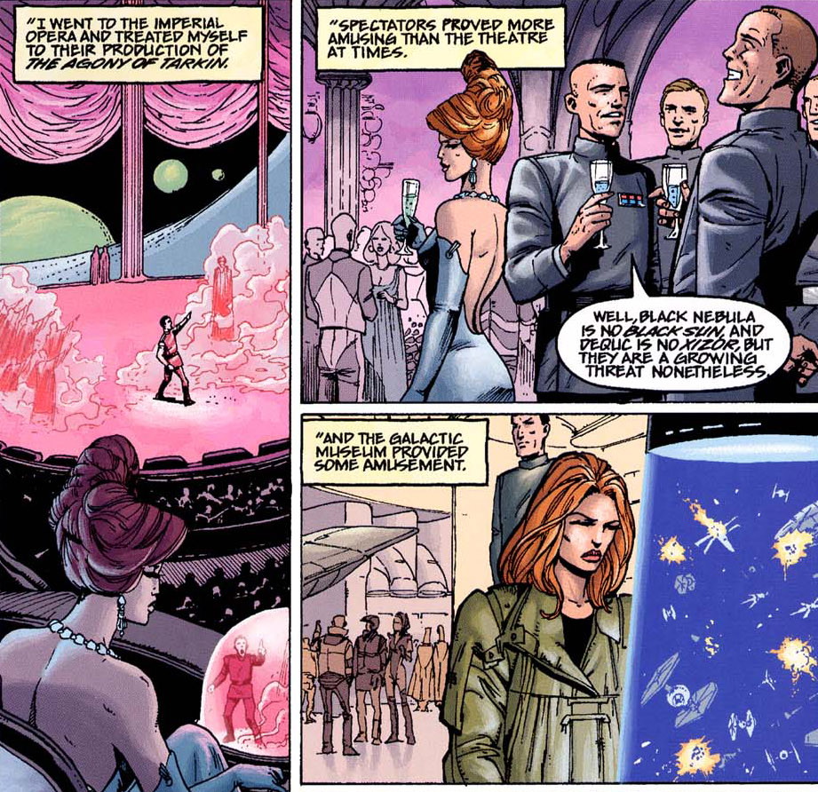 realmallard1's tweet photo. Mara Jade, By the Emperor's Hand comic. Need more Mara in comics. 💞🦆#MaraJadeMonday #MaraJadecomic #StarWars #StarWarsComics #MaraJade #EmperorsHand #Agent #ForceSensitive #Used #StolenLife #Survivor #LuckyLuke https://t.co/hRPn6kdSX2