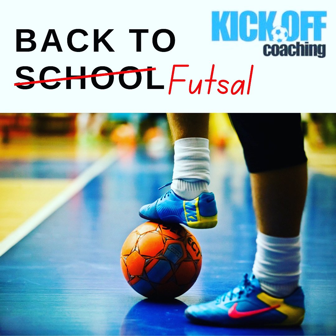 STARTING NEXT WEEK 😁🔥⚽️

Kicking Off the new season with Futsal for boys &amp; girls aged 5-15 starting Monday! 👌🏻

Spaces still available &amp; more info available here 👇🏻 

kickoffcoaching.co.uk/futsal/