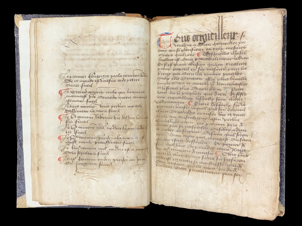 manuscriptsetc's tweet photo. In my last #ManuscriptMonday posting as the Ann Hyde Postdoctoral Researcher from the Kenneth Spencer Research Library, I'm delighted to announce another new acquisition to the medieval manuscript collection of @kulibraries! 

#KSRL #KansasManuscripts #SpecColls #NewAcq https://t.co/v8Sje30FJV