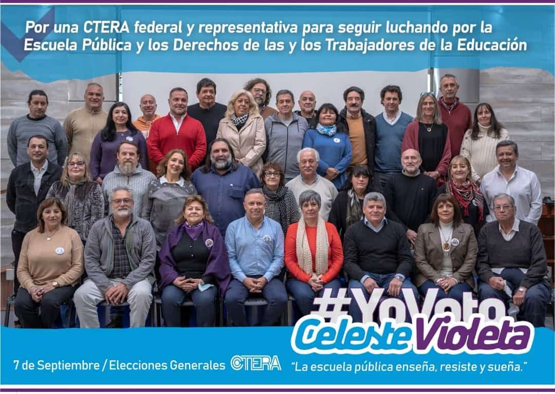 robertoadrian82's tweet photo. Elecciones Generales de CTERA- 7 de Septiembre
UDPM PRESENTE❤❤
@grillo141 Candidato a 3° Vocal Titular
@nancy_jara1 Candidata a la Junta de Disciplina
Para que Misiones esté en lo más alto a Nivel Nacional en lo Sindical.
@soniaalesso
#yovotocelestevioleta 
#UDPM 
#CTERA https://t.co/O9jUBwcj5G