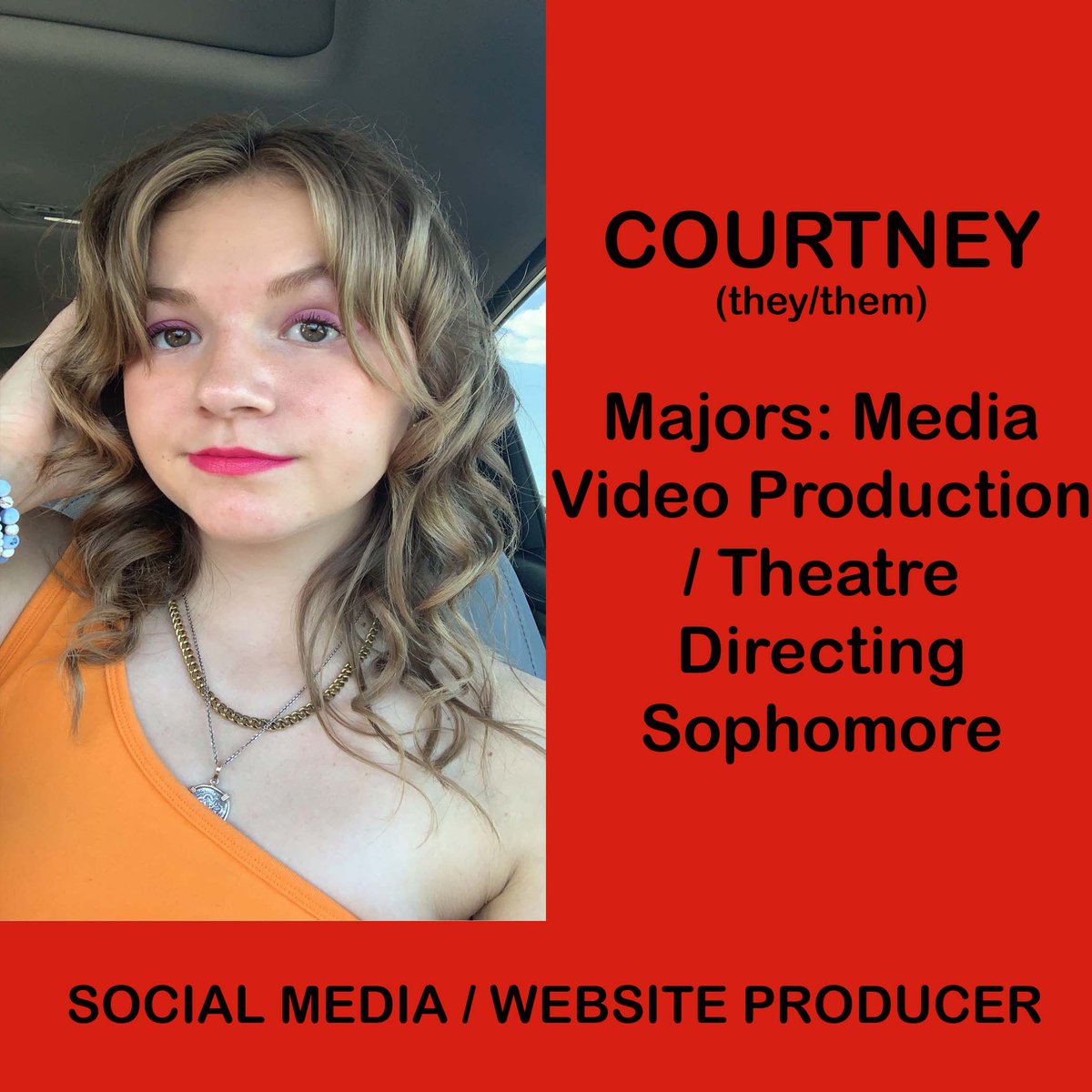 ReelDealBSU's tweet photo. and here is Courtney !! i've been the social media producer since last spring, and i'm so excited for this year! https://t.co/gR8Xjkw2YK