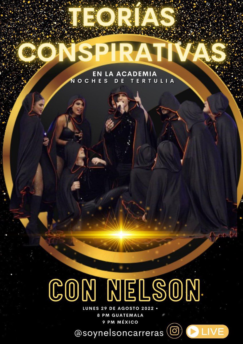 Atención, estamos a unas horas de las noches de Tertulia con <a href="/SoyNelsonC/">Nelson Carreras Oficial</a>  Compartan para que nadie se lo pierda. Esto va estar buenísime. 🤩👌🏼🐸☘️