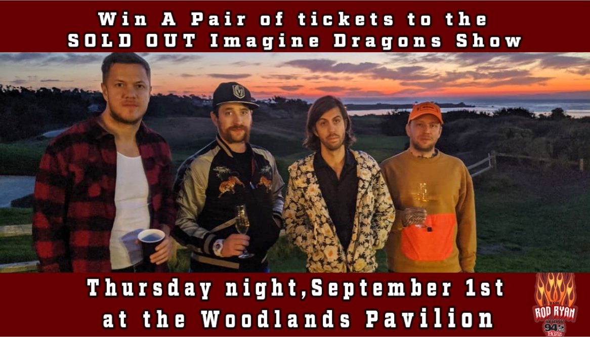 rodryanshow's tweet photo. Win a pair of SOLD OUT tickets for @Imaginedragons. @945thebuzz @rodryanshow are giving you a chance to win right now. retweet this tweet using the hashtag #every20minutes for your chance to win. Winner selection at 7:40 am. https://t.co/3VKDQPZ0EV