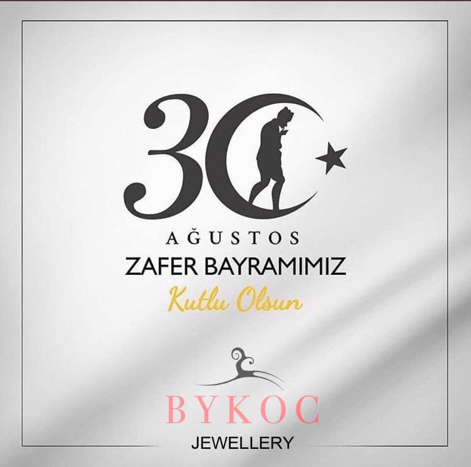 ByKoc's tweet photo. 30 AĞUSTOS ZAFER BAYRAMIMIZ KUTLU OLSUN... #zafer #bayram #30agustoszaferbayrami #malazgirtzaferi #ataturk #şehitlerimiz #gaziler #nemutluturkumdiyene #vatan #millet #ümmet #bymk #bykoc #bykocjewelleryhouse #bykocdiamond https://t.co/Yg72xOccs0