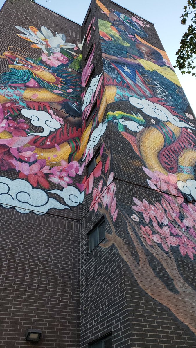 BillLisowski's tweet photo. Awesome mural by  @MarKa_27 at 1701 Washington Street/Worcester Street.  @ArtsinBoston https://t.co/OcoNr19T3O