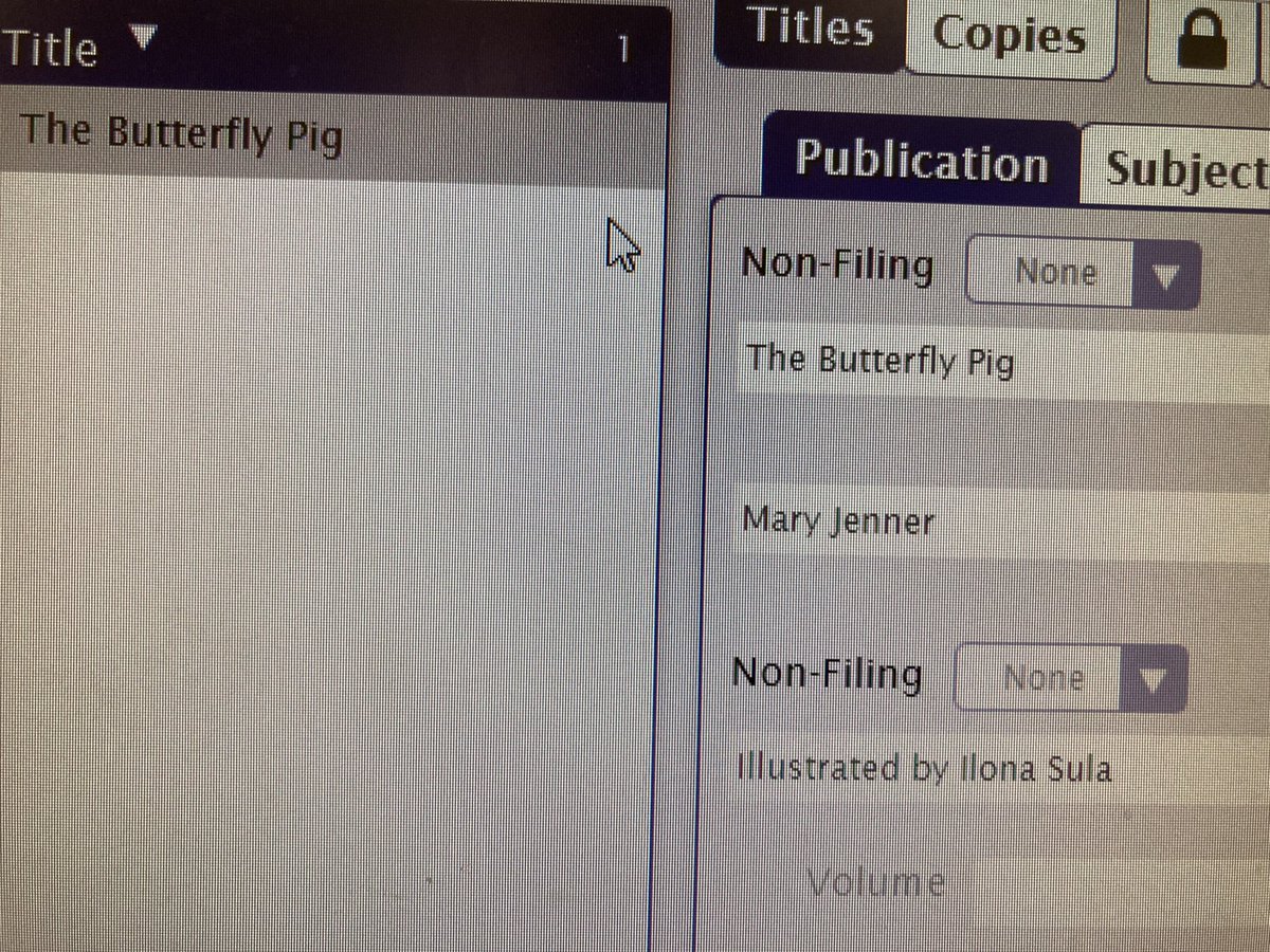 A second library sighting of <a href="/themaryjenner/">Mary Jenner</a>’s <a href="/TheButterflyPig/">TheButterflyPig</a> 
#kidlit #library #WritingCommunity