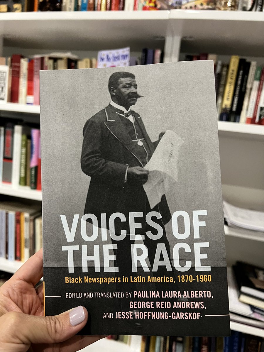 Hot off the presses! An extraordinary collection of material from the Black press in Latin America. Collected and organized brilliantly by three incredible scholars (very student friendly). I hope to see courses designed around this volume. <a href="/cambUP_History/">Cambridge University Press - History</a> #AfroLatinAmerica.